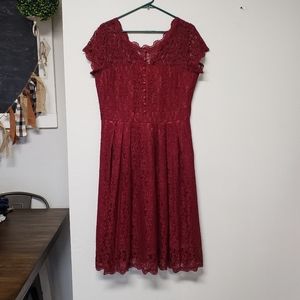 Maroon dress